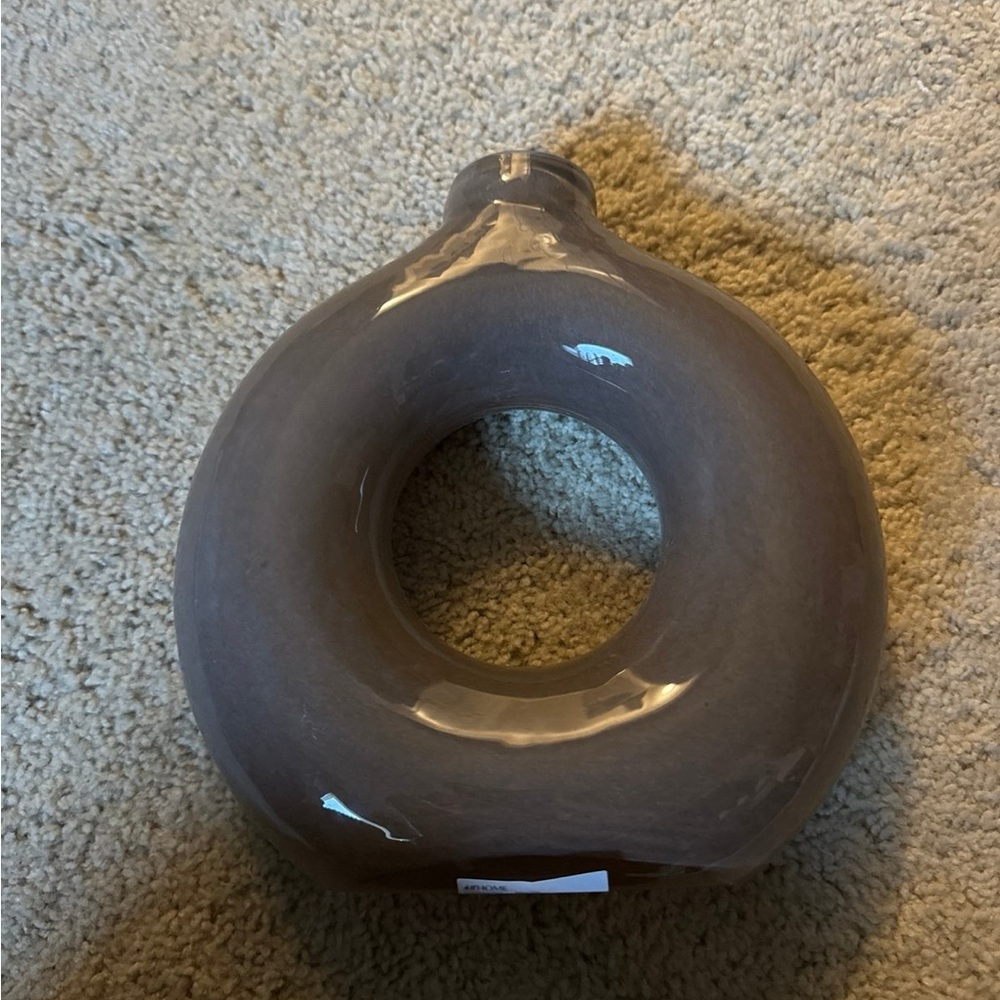 H&M Circular Brown Ceramic Vase